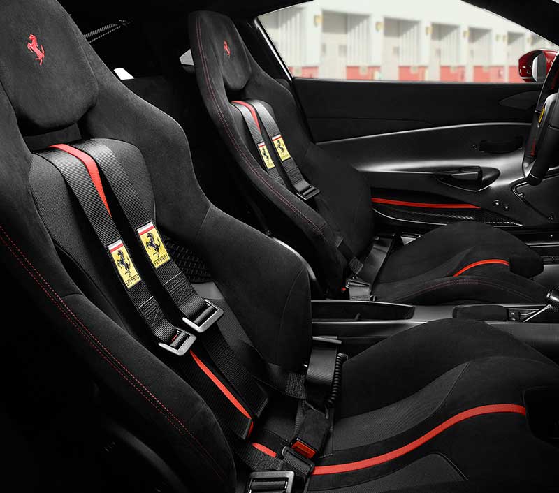 Ferrari 488 Pista 4 Points Seat Belt Racing Harness Color