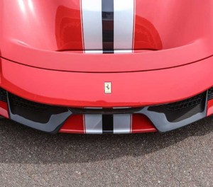 Ferrari 488 Pista OEM Carbon Fiber Front Aero Spoiler Lip