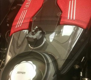 Ferrari 488 Carbon Fiber Water Tank Cover