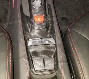 Ferrari 488 GTB and 488 Spider Carbon Fiber F1 Support & Windows Switches Panel