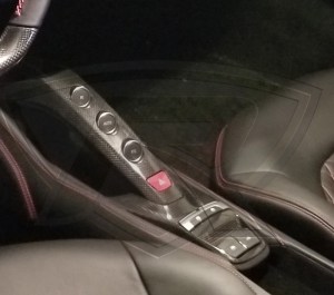 Ferrari 488 GTB and 488 Spider Carbon Fiber F1 Support & Windows Switches Panel