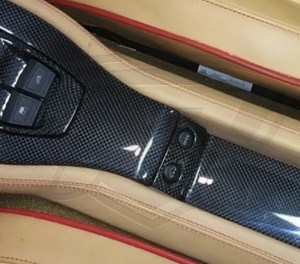 Carbon Fiber Glove Compartment and Lift Button Surround