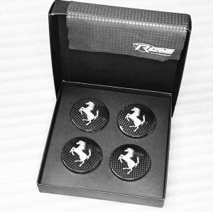 Carbon Fiber Rim Cups Kit (Wheel Caps) - Version 2