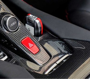 Ferrari Portofino Carbon Fiber OEM F1 Bridge Support & Windows Switches Panel