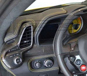 Ferrari 458 Carbon Fiber Dashboard Kit