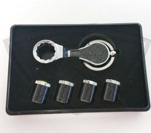 Carbon Fiber Stem Cap with Anti-Theft Lock (All Ferrari Models)
